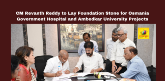 CM Revanth Reddy to Lay Foundation Stone for Osmania Government Hospital and Ambedkar University Projects, Osmania Government Hospital, Hyderabad healthcare infrastructure, CM Revanth Reddy, Telangana health projects, Ambedkar Universal University, Telangana development projects, Goshamahal hospital construction, skill development Telangana, modern hospital facilities, Hyderabad news updates, Telangana, TS Live Updates, TS Political News, Political News, Mango News