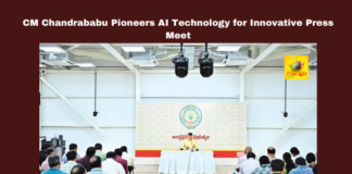 CM Chandrababu Pioneers AI Technology for Innovative Press Meet, Chandrababu Naidu AI press meet, Andhra Pradesh technology, Undavalli residence AI, Minister Lokesh AI system, AI in governance, Davos press meet AI, automated video recording, Andhra Pradesh innovation, AI camera system, advanced technology India, Andhra Pradesh, AP Live Updates, Live Updates, Breaking News, Headlines, Live News, Mango News