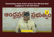Chandrababu Naidu Orders Action Over Mid Day Meal Negligence in CK Palli Hostel, CKPalli midday meal issue, Sathyasai district news, Chandrababu Naidu, hostel negligence, Andhra Pradesh education, student welfare, midday meal scheme, Andhra Pradesh, AP Live Updates, Live Updates, Breaking News, Headlines, Live News, Mango News