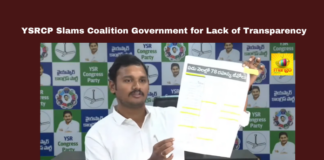 YSRCP, coalition government, transparency, Government Orders, Pawan Kalyan, accountability, governance, public interest, administrative practices, ethical concerns, democratic principles, Tadepalli, Nagarjuna Yadav, YSRC political statements.