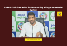 YSRCP, Shivashankar, village secretariat system, Chandrababu Naidu, government services, YS Jagan Mohan Reddy, Gram Swaraj, staff reductions, public access, secretariat employees, Tadepalli, governance, service delivery, Andhra Pradesh.