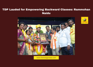 TDP Lauded for Empowering Backward Classes: Rammohan Naidu, Amaravati news, TDP BC schemes, NTR contributions, Kinjarapu Rammohan Naidu, Chandrababu Naidu initiatives, BC empowerment, Andhra Pradesh politics, Guntur meeting, YSRCP criticism, BC welfare programs, Andhra Pradesh, AP Live Updates, AP Politics, Political News, Live Updates, Breaking News, Headlines, Live News, Mango News