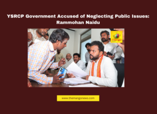 YSRCP Government Accused of Neglecting Public Issues: Rammohan Naidu, Amaravati News, Andhra Pradesh grievances, AP corruption cases, Ayushman Bharat fraud, Cheemakurti mining issue, Guntur housing requests, land disputes AP, Rammohan Naidu initiatives, TDP public forum, YSRCP government criticism, Mango News