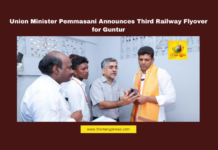 Andhra Pradesh Development, Chandrababu Naidu achievements, Davos industrial investments, Guntur flyover project, Guntur traffic solutions, Lokesh in Davos, Pemmasani Chandrasekhar announcements, Reliance projects Andhra Pradesh, South Central Railway approvals, TCS Sricity investments, Mango News