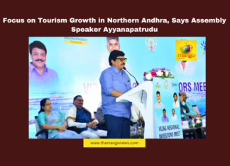 Focus on Tourism Growth in Northern Andhra, Says Assembly Speaker Ayyanapatrudu : Andhra hotel industry expansion, Andhra tourism growth, Andhra tourism infrastructure, APTDC development, Ayyannapatra speech, Kandula Durgesh tourism plans, Northern Andhra attractions, tourism investors Andhra Pradesh, tribal investment rules, Visakhapatnam tourism conference.