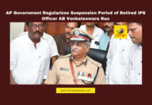 AP Government Regularizes Suspension Period of Retired IPS Officer AB Venkateswara Rao,AP government news, AB Venkateswara Rao suspension, retired IPS officer news, Andhra Pradesh government decisions, Jagan government updates, IPS officer salary clearance, AP administrative updates, ABV suspension regularization, AP IPS officer developments, Andhra Pradesh governance, Andhra Pradesh, AP Live Updates, AP Politics, Political News, Live Updates, Breaking News, Headlines, Live News, Mango News