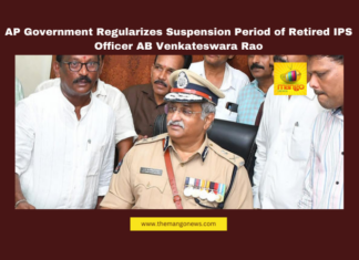 AP Government Regularizes Suspension Period of Retired IPS Officer AB Venkateswara Rao,AP government news, AB Venkateswara Rao suspension, retired IPS officer news, Andhra Pradesh government decisions, Jagan government updates, IPS officer salary clearance, AP administrative updates, ABV suspension regularization, AP IPS officer developments, Andhra Pradesh governance, Andhra Pradesh, AP Live Updates, AP Politics, Political News, Live Updates, Breaking News, Headlines, Live News, Mango News