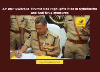 AP DGP Dwaraka Tirumla Rao Highlights Rise in Cybercrime and Anti-Drug Measures, Andhra Pradesh DGP, AP cybercrime rise, anti-drug campaign AP, Sankalpa program, CCTV camera installation AP, cybercrime awareness, ganja eradication AP, Andhra Pradesh crime control, Maoist prevention AP, police transparency initiatives, Andhra Pradesh, AP Live Updates, AP Politics, Political News, Live Updates, Breaking News, Headlines, Live News, Mango News