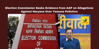 Election Commission Seeks Evidence from AAP on Allegations Against Haryana Over Yamuna Pollution, Election Commission, Arvind Kejriwal, AAP, Haryana, Yamuna river, industrial waste, pollution, ammonia levels, Delhi Assembly elections, water terrorism, India, National News, Internationational News, Live Updates, Breaking News, Headlines, Live News, Political News, Mango News