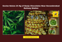 Excise Seizes 24 Kg of Ganja Chocolates Near Secunderabad Railway Station, Hyderabad Ganja Seizure, Drug Bust, Secunderabad Railway Station, Ganja Chocolates, Excise Department, Drug Trafficking, Hyderabad Crime, Kukatpally, Student Safety, Telangana Police, Telangana, TS Live Updates, TS Political News, Political News, Mango News