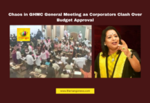 Chaos in GHMC General Meeting as Corporators Clash Over Budget Approval, GHMC Budget 2025-26, Hyderabad Municipal Meeting, GHMC Protests, Telangana Politics, Bharat Corporators Suspended, Hyderabad Civic Issues, BJP Protest, Osmania Hospital Relocation, Goshamahal Stadium, GHMC Mayor Vijayalakshmi, Telangana, TS Live Updates, TS Political News, Political News, Mango News