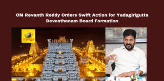 CM Revanth Reddy Orders Swift Action for Yadagirigutta Devasthanam Board Formation, Yadagirigutta Devasthanam, CM Revanth Reddy, Telangana Temple Administration, Tirumala Tirupati Model, Yadadri Temple Board, Telangana Government Decisions, Spiritual Governance, Temple Reforms, Devotional Services, Temple Board Formation, Telangana, TS Live Updates, TS Political News, Political News, Mango News