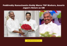 Peddireddy Ramachandra Reddy Warns TDP Workers, Asserts Jagan’s Return as CM, YSRCP, Peddireddy Ramachandra Reddy, AP Elections 2024, Jagan Mohan Reddy, TDP vs YSRCP, Andhra Pradesh Politics, Kadapa News, Rayachoti Politics, Political Violence, AP Election Campaign, Andhra Pradesh, AP Live Updates, AP Politics, Political News, Live Updates, Breaking News, Headlines, Live News, Mango News