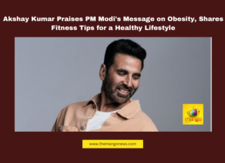 Akshay Kumar Praises PM Modi's Message on Obesity, Shares Fitness Tips for a Healthy Lifestyle, Obesity Solutions, PM Modi Fitness Speech, Akshay Kumar, Health Tips, Obesity Prevention, Healthy Lifestyle India, Fitness Movement, Heart Disease Prevention, Diabetes Management, India Health News, India, National News, Internationational News, Live Updates, Breaking News, Headlines, Live News, Political News, Mango News