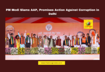PM Modi Slams AAP, Promises Action Against Corruption in Delhi, Narendra Modi, AAP, Delhi Elections, BJP, Housing for Poor, Corruption, CAG Report, Yamuna Pollution, Arvind Kejriwal, Assembly Polls, Mango News