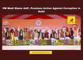 PM Modi Slams AAP, Promises Action Against Corruption in Delhi, Narendra Modi, AAP, Delhi Elections, BJP, Housing for Poor, Corruption, CAG Report, Yamuna Pollution, Arvind Kejriwal, Assembly Polls, Mango News