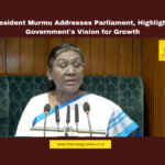 President Murmu Addresses Parliament, Highlights Government's Vision for Growth, Budget Session 2024, President Droupadi Murmu, Maha Kumbh Mela, PM Awas Yojana, Ayushman Bharat, One Nation-One Election, Gaganyaan Mission, India AI Mission, MSME Schemes, Women Empowerment, Mango News