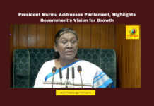 President Murmu Addresses Parliament, Highlights Government's Vision for Growth, Budget Session 2024, President Droupadi Murmu, Maha Kumbh Mela, PM Awas Yojana, Ayushman Bharat, One Nation-One Election, Gaganyaan Mission, India AI Mission, MSME Schemes, Women Empowerment, Mango News