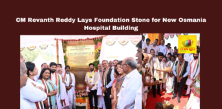 CM Revanth Reddy Lays Foundation Stone for New Osmania Hospital Building, Osmania Hospital, Hyderabad Healthcare, CM Revanth Reddy, Telangana Government, Medical Infrastructure, Super Specialty Hospital, Goshamahal Stadium, Hyderabad News, Telangana Development, Public Health Initiative, Mango News