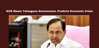 KCR Slams Telangana Government, Predicts Economic Crisis, KCR Speech, Telangana Politics, Congress vs BRS, Telangana Economy, Power Crisis, Real Estate Impact, Telangana Farmers, Zaheerabad Constituency, Irrigation Projects, Public Meeting, Mango News