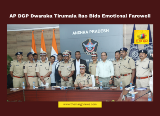 AP DGP Dwaraka Tirumala Rao Bids Emotional Farewell, Dwaraka Tirumala Rao, AP DGP, Andhra Pradesh Police, Farewell Parade, Harish Kumar Gupta, Cybercrime Control, Eagle Team, Public Safety, Astram App, Police Reforms, Andhra Pradesh News, Mang News