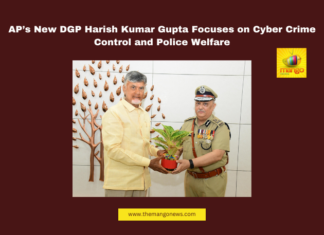 AP’s New DGP Harish Kumar Gupta Focuses on Cyber Crime Control and Police Welfare, Harish Kumar Gupta, Andhra Pradesh DGP, Cyber Crime Control, Social Media Crime, Police Welfare, CCTNS, Face Recognition, CCTV Installation, Police Infrastructure, CM Chandrababu Naidu, Crime Prevention, Mango News