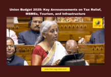 Union Budget 2025, tax relief, MSME loans, gig workers, UDAN scheme, tourism development, startup funding, Make in India, Kisan Credit Card, Jal Jeevan Mission
