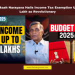 JayaprakashNarayana, IncomeTaxExemption, UnionBudget2025, MiddleClassRelief, EconomicReform, FinancialGrowth, TaxReforms, BJPBudget, PurchasingPower, IndianEconomy