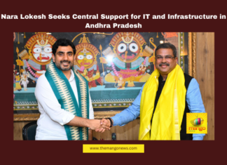 Nara Lokesh Seeks Central Support for IT and Infrastructure in Andhra Pradesh, NaraLokesh, AndhraPradesh, ITDevelopment, Infrastructure, RailwayProjects, GreenEnergy, Education, VisakhaSteel, TDP, NDA, BusinessGrowth, Andhra Pradesh, AP Live Updates, AP Politics, Political News, Live Updates, Breaking News, Headlines, Live News, Mango News