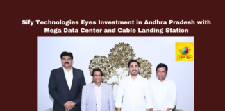 Sify Technologies, AP investments, Nara Lokesh, IT policy Andhra Pradesh, Visakhapatnam data center, cable landing station, AP Economic Development Board, digital infrastructure, business-friendly policies, technology investments