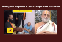 Chilkur Balaji Temple, Rangarajan attack, Hyderabad crime news, Telangana police, Moinabad police, Veeraraghavar Reddy, temple priest assault, criminal investigation, Telangana law and order, temple security