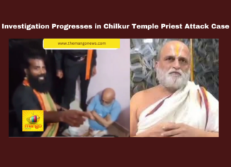 Chilkur Balaji Temple, Rangarajan attack, Hyderabad crime news, Telangana police, Moinabad police, Veeraraghavar Reddy, temple priest assault, criminal investigation, Telangana law and order, temple security