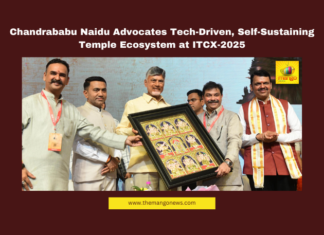 Chandrababu Naidu, ITCX 2025, Tirupati, temple governance, TTD, temple economy, AI in temples, religious tourism, temple security, Viksit Bharat 2047