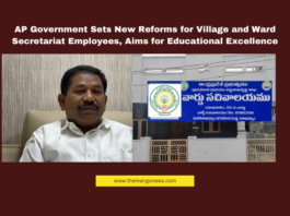 Andhra Pradesh reforms, Gram Ward Secretariats, Dola Sribala Veeranjaneyaswamy, trade union meeting, government employee rationalization, Panchayat partnerships, educational excellence, student health, gurukula pass rate, BR Ambedkar Gurukula, service rules, AP government initiatives