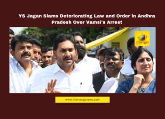 YS Jagan Mohan Reddy, Vallabhaneni Vamsi arrest, Andhra Pradesh law and order, YSRCP, Chandrababu Naidu, TDP government, false cases, political misuse, Satyavardhan, Gannavaram TDP office attack, Dalit rights, Andhra Pradesh politics, police misconduct, fabricated cases, YSRCP protest.