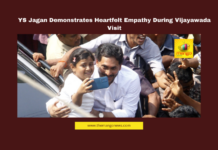 YS Jagan, empathy, Vijayawada, YSR Congress, public engagement, political compassion, leader kindness, memorable moment, youth inspiration, heartfelt gesture, compassionate leadership.