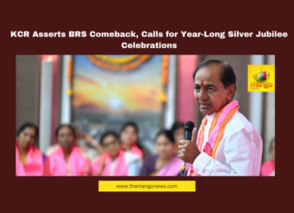 KCR, BRS Silver Jubilee, Telangana Politics, Congress Government, Telangana Development, BRS Membership Drive, Political Strategy, By-Elections, Telangana Bhavan, KCR Public Meeting