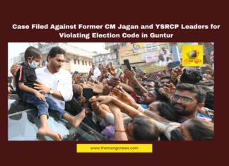 YS Jagan Mohan Reddy, YSRCP leaders, Guntur Mirchi Yard, Model Code of Conduct, MLC elections, Nallapadu police station, Kodali Nani, Ambati Rambabu, Lella Appireddy, Nandigam Suresh, Pinnelli, Andhra Pradesh politics, election code violation, farmer issues, Guntur news.