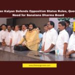 Pawan Kalyan Defends Opposition Status Rules, Questions Need for Sanatana Dharma Board, Pawan Kalyan, Jana Sena, Andhra Pradesh Politics, Opposition Status, YSRCP, NDA Government, Chandrababu Naidu, Sanatana Dharma, Pepper Farmers, Assembly Protocol, Andhra Pradesh, AP Live Updates, AP Politics, Political News, Live Updates, Breaking News, Headlines, Live News, Mango News