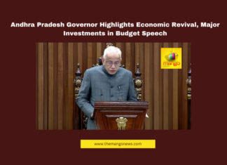 Andhra Pradesh Governor Highlights Economic Revival, Major Investments in Budget Speech, Andhra Pradesh Budget, Polavaram Project, Chandrababu Naidu, Pawan Kalyan, AP Investments, Swarnandhra 2047, Skill Development, Amaravati Capital, Social Welfare, AP Infrastructure, Andhra Pradesh, AP Live Updates, AP Politics, Political News, Live Updates, Breaking News, Headlines, Live News, Mango News Andhra Pradesh, AP Live Updates, AP Politics, Political News, Live Updates, Breaking News, Headlines, Live News, Mango News