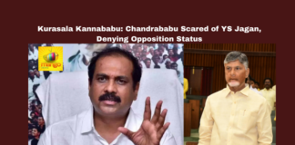 Kurasala Kannababu: Chandrababu Scared of YS Jagan, Denying Opposition Status, Chandrababu Naidu, YS Jagan Mohan Reddy, YSRCP, Andhra Pradesh Politics, Opposition Status, Kurasala Kannababu, Group-2 Aspirants, AP Government Loans, Vice-Chancellor Resignations, Political Controversy, Andhra Pradesh, AP Live Updates, AP Politics, Political News, Live Updates, Breaking News, Headlines, Live News, Mango News