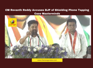 CM Revanth Reddy Accuses BJP of Shielding Phone Tapping Case Masterminds CM Revanth Reddy Accuses BJP of Shielding Phone Tapping Case Masterminds, Telangana politics, Revanth Reddy, phone tapping case, BJP, KCR, KTR, Congress, MLC elections, Telangana development, Kishan Reddy, Telangana scams, Hyderabad, Hyderabad Live Updates, Latest Hyderabad News, Telangana, TS Politics, TS Live Updates, Political News, Mango News