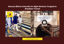Rescue Efforts Intensify for Eight Workers Trapped in Srisailam Tunnel, Srisailam, SLBC tunnel, rescue operations, NDRF, Navy, Army, HYDRA, tunnel collapse, TBM blockage, mud accumulation, Uttam Kumar Reddy, SLBC Tunnel, Tunnel Operations, SLBC, Rescue Personnel, SLBC Tunnel Operations, SLBC, Telangana Tunnel Mishap, Telangana Tunnel Collapse, Hyderabad, Hyderabad Live Updates, Latest Hyderabad News, Telangana, TS Politics, TS Live Updates, Political News, Mango News