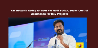 CM Revanth Reddy to Meet PM Modi Today, Seeks Central Assistance for Key Projects, Revanth Reddy, Telangana CM, PM Modi, Telangana projects, Hyderabad Metro, Musi River beautification, Regional Ring Road, Andhra Pradesh Reorganization Act, SLBC accident, MLC elections, Congress leadership, Hyderabad, Hyderabad Live Updates, Latest Hyderabad News, Telangana, TS Politics, TS Live Updates, Political News, Mango News