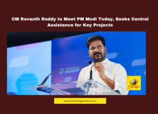 CM Revanth Reddy to Meet PM Modi Today, Seeks Central Assistance for Key Projects, Revanth Reddy, Telangana CM, PM Modi, Telangana projects, Hyderabad Metro, Musi River beautification, Regional Ring Road, Andhra Pradesh Reorganization Act, SLBC accident, MLC elections, Congress leadership, Hyderabad, Hyderabad Live Updates, Latest Hyderabad News, Telangana, TS Politics, TS Live Updates, Political News, Mango News