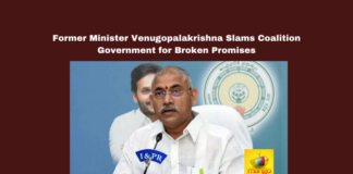 Former Minister Venugopalakrishna Slams Coalition Government for Broken Promises, Venugopalakrishna, Andhra Pradesh Politics, Coalition Government, Chandrababu Naidu, YSRCP, Polavaram Project, Guntur Mirchi Farmers, Tirumala Laddu Controversy, Posani Krishnamurali Arrest, AP Government Policies, Andhra Pradesh, AP Live Updates, AP Politics, Political News, Live Updates, Breaking News, Headlines, Live News, Mango News