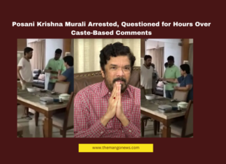 Posani Krishna Murali Arrested, Questioned for Hours Over Caste-Based Comments, Posani Krishna Murali, YSRCP, Pawan Kalyan, Janasena, Obulavaripalle Police, AP Crime News, Caste Politics, Film Industry Controversy, Andhra Pradesh Politics, Police Investigation, Andhra Pradesh, AP Live Updates, AP Politics, Political News, Live Updates, Breaking News, Headlines, Live News, Mango News