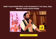 SLBC Tunnel Relief Work to Be Completed in Two Days, Says Minister Uttam Kumar Reddy, SLBC Tunnel, Uttam Kumar Reddy, Telangana Irrigation Projects, SLBC Rescue Operations, Kaleshwaram Project, Harish Rao, Telangana Government, Srisailam Power Plant, Bharata Party, Telangana Politics, Hyderabad, Hyderabad Live Updates, Latest Hyderabad News, Telangana, TS Politics, TS Live Updates, Political News, Mango News