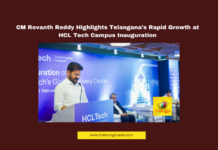 CM Revanth Reddy Highlights Telangana’s Rapid Growth at HCL Tech Campus Inauguration, Telangana Growth, Revanth Reddy, Hyderabad Development, HCL Tech, Foreign Investments, $1 Trillion GDP, Telangana IT Hub, BioAsia Conference, Life Sciences, Telangana Economy, Hyderabad, Hyderabad Live Updates, Latest Hyderabad News, Telangana, TS Politics, TS Live Updates, Political News, Mango News