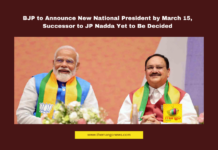 BJP to Announce New National President by March 15, Successor to JP Nadda Yet to Be Decided, BJP President Election, JP Nadda Successor, BJP Leadership, Shivraj Singh Chouhan, Vasundhara Raje, BJP Organizational Elections, BJP National President, BJP Strategy, Indian Politics, Narendra Modi, National News, Internationational News, Live Updates, Breaking News, Headlines, Live News, Political News, Mango News